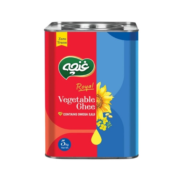 تصویر  روغن جامد زیرو ترانس غنچه 5 کیلویی