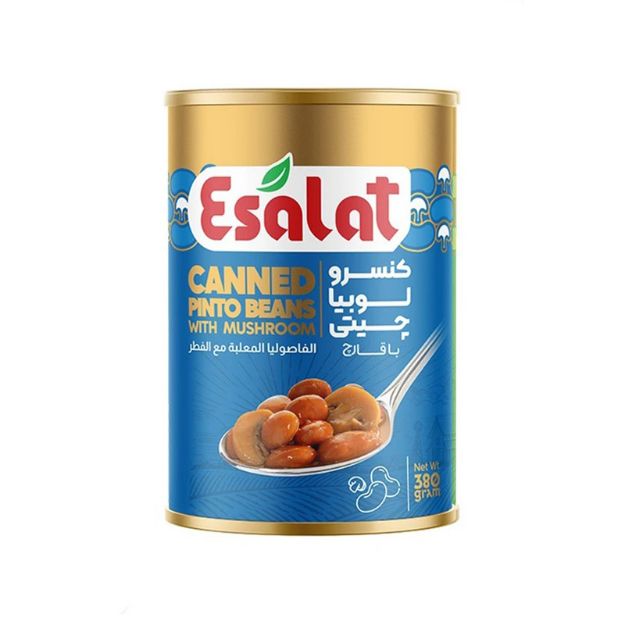 تصویر  خوراک لوبیا چیتی با قارچ اصالت 380 گرم