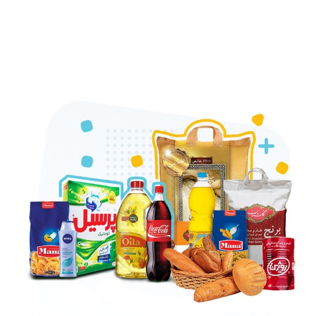 تصویر  سبد کالای خانواده شماره 3