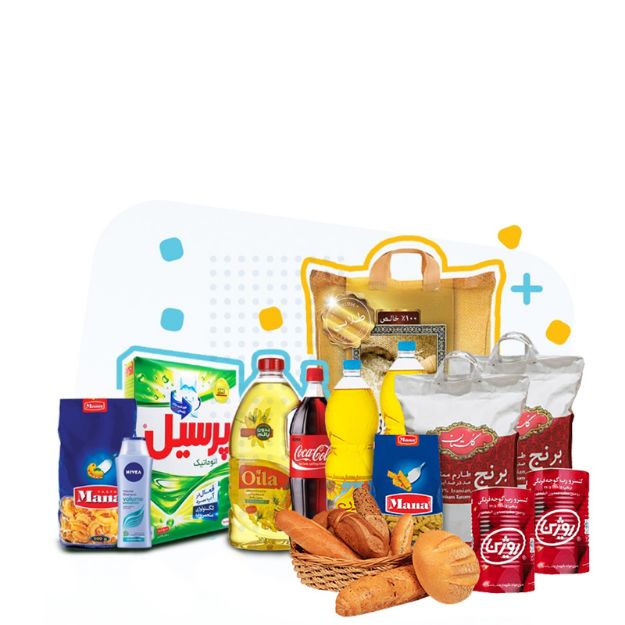 تصویر  سبد کالای خانواده شماره 4