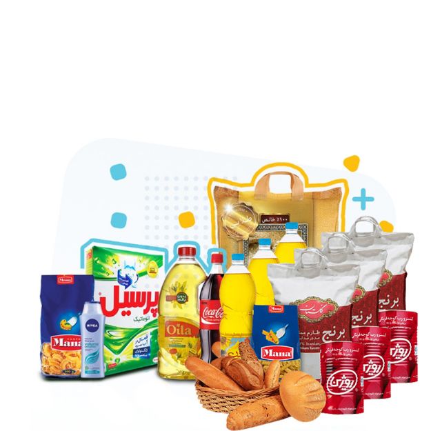 تصویر  سبد کالای خانواده شماره 5